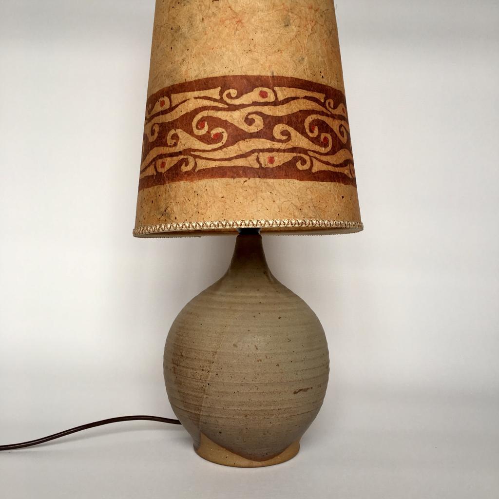 Midcentury German Ceramic Floor Lamp, 1960s In Good Condition For Sale In Riga, Latvia