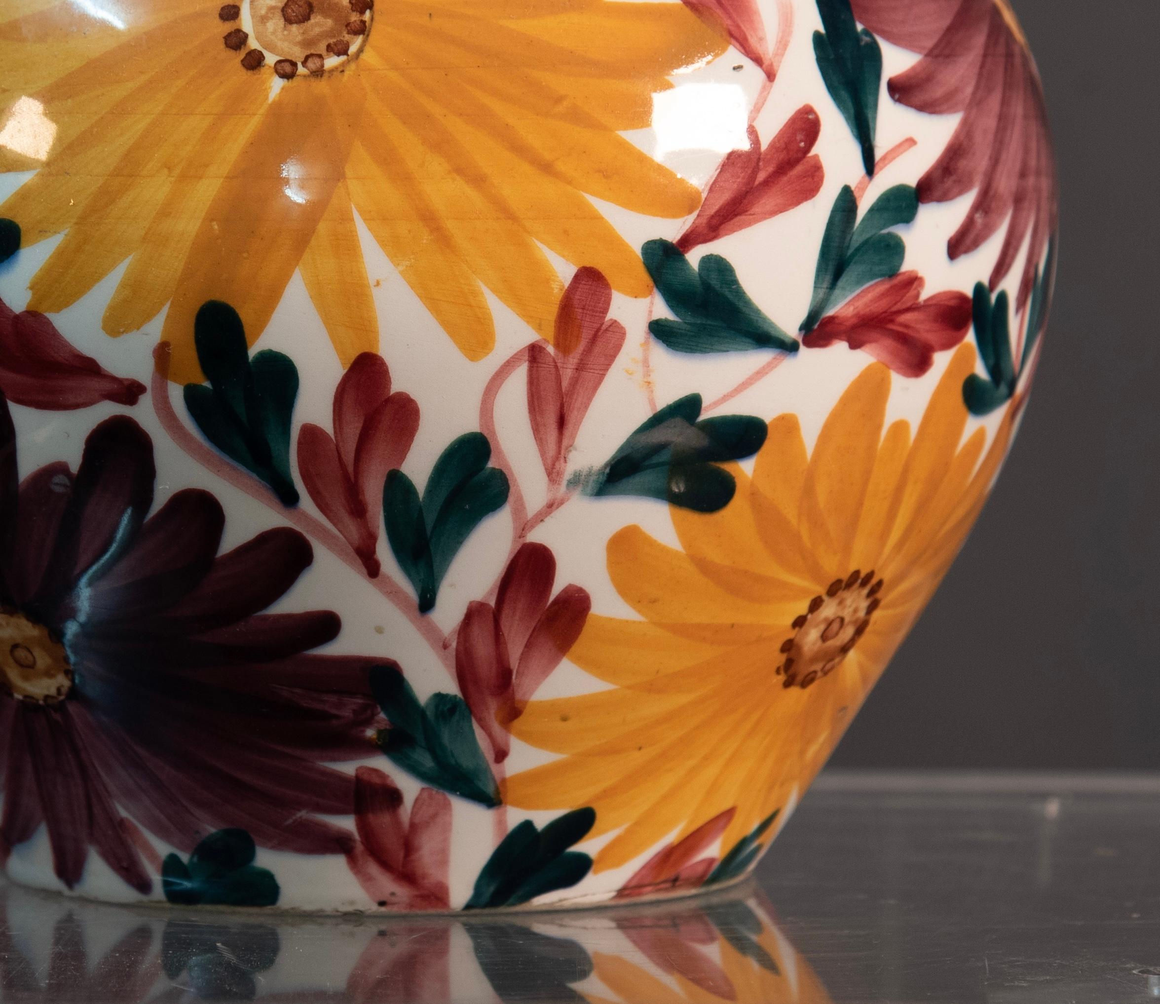 20ième siècle Vase signé en céramique allemande du milieu du siècle en vente