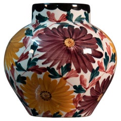 Vase signé en céramique allemande du milieu du siècle