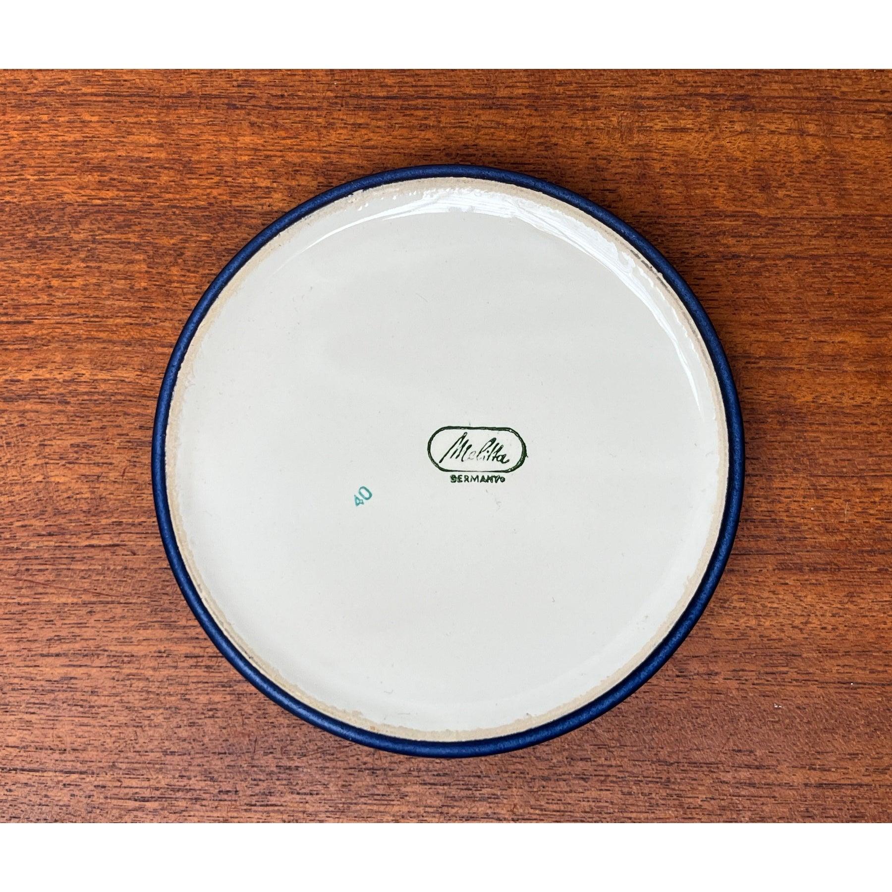 Mid-Century German Ceramic Stockholm Series Saucer from Melitta, 1960s im Angebot 5