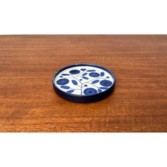 Piattino in ceramica tedesca di metà secolo della serie Stockholm di Melitta, anni '60