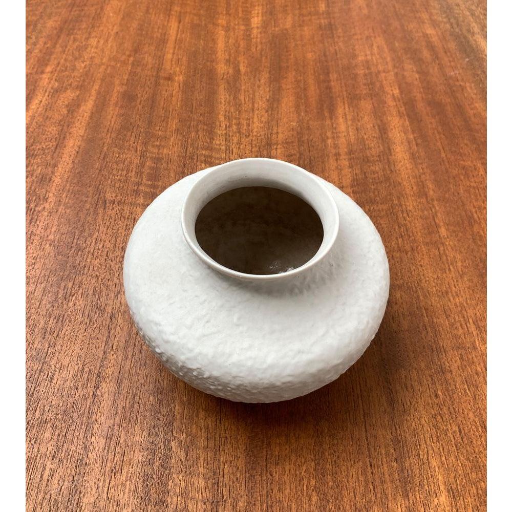 Mid-Century moderno Vaso in ceramica tedesca di metà secolo della Porzellanfabrik Metzler & Ortloff, anni '60 in vendita