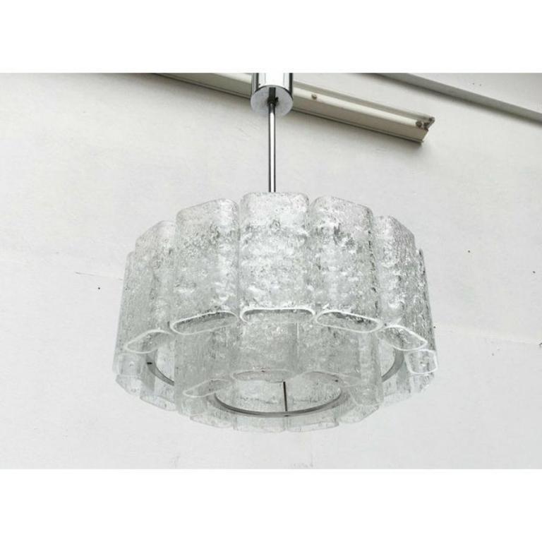 Tedesco Lampadario tedesco di metà secolo di Doria Leuchten, anni '60 in vendita