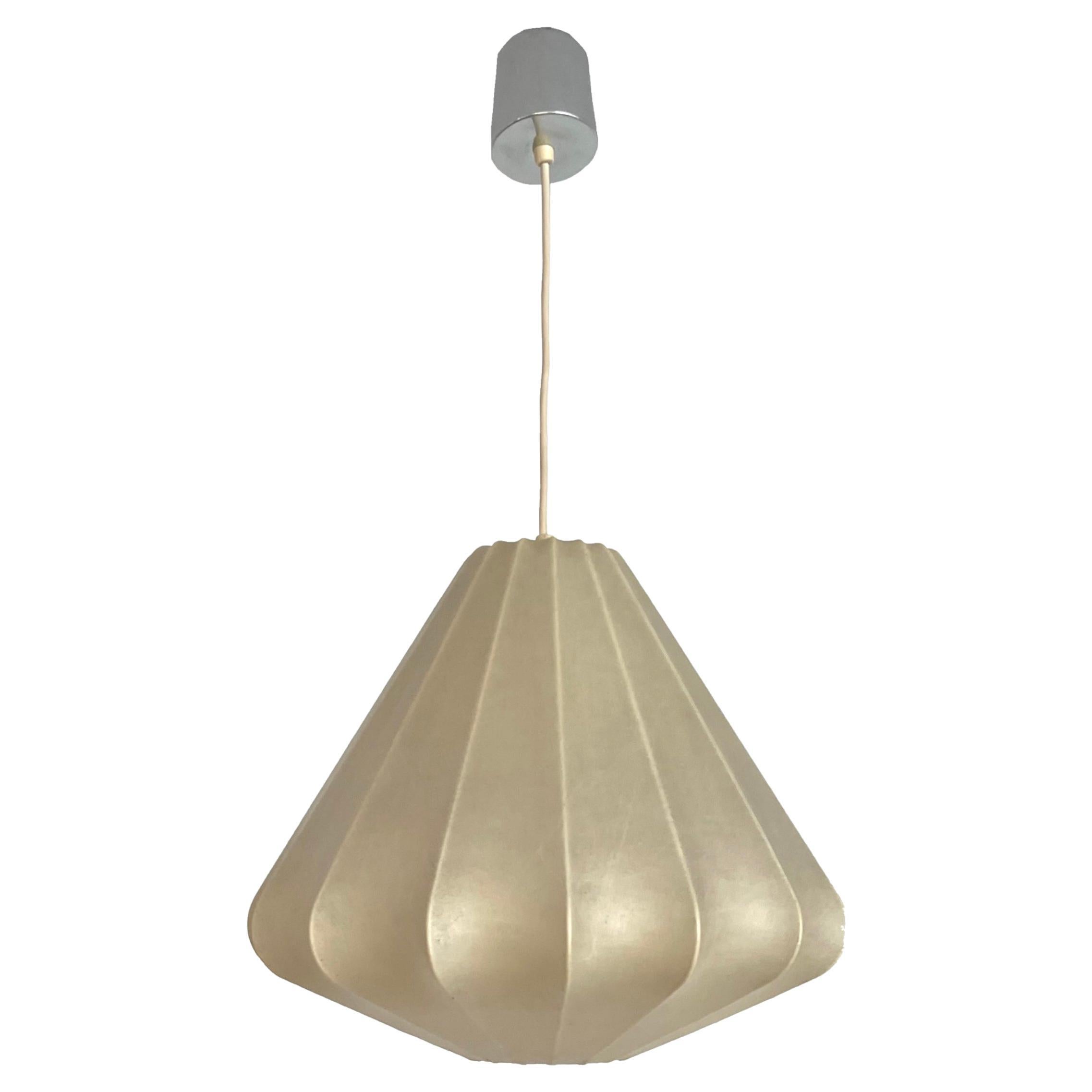 Lustre "Cocoon" allemand du milieu du siècle dernier par Goldkant Leuchten, années 1960