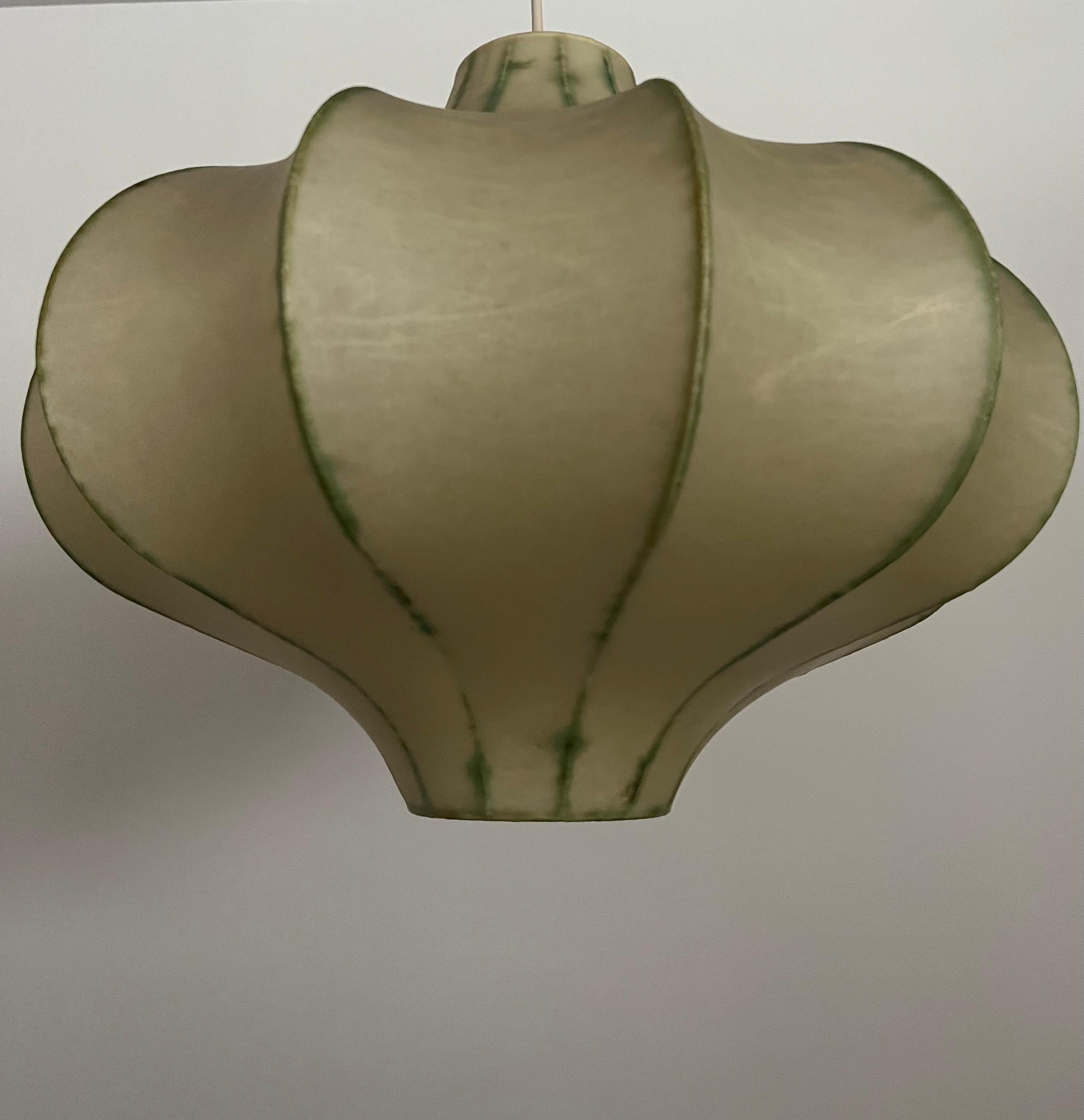 Deutscher „Cocoon“-Kronleuchter aus der Mitte des Jahrhunderts von Goldkant Leuchten, 1970er Jahre im Angebot 7