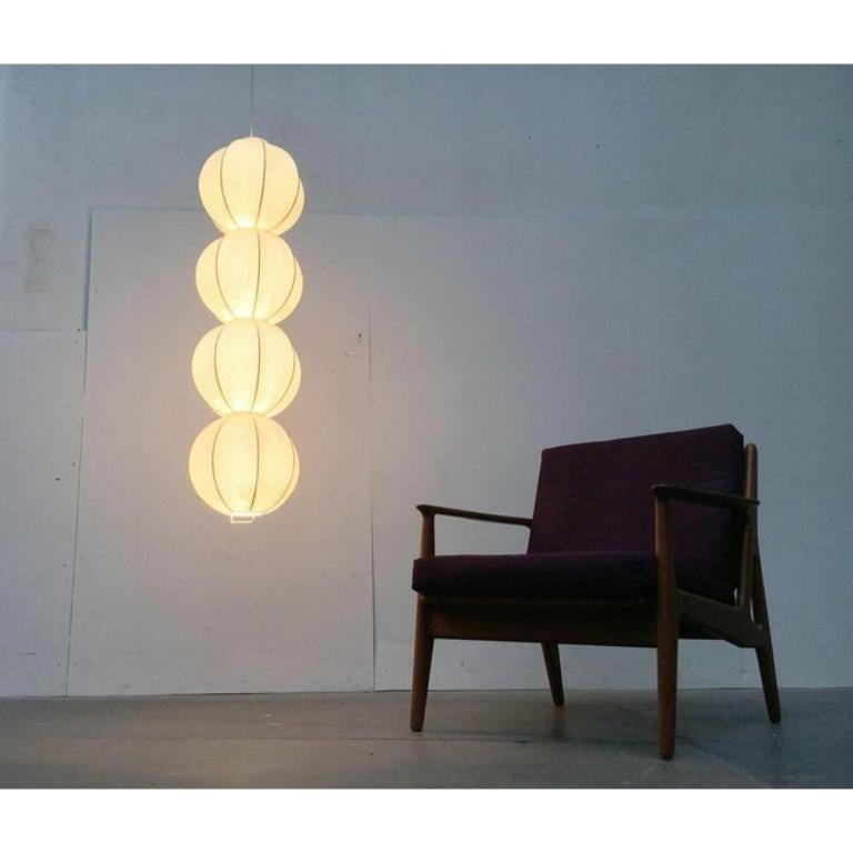 XX secolo Lampada a sospensione Cocoon di Friedel Wauer, Germania, 1960 in vendita
