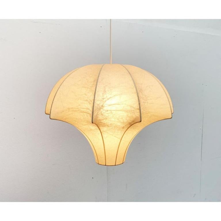 Lampada a sospensione Cocoon di Friedel Wauer per Goldkant, anni '60, Germania, metà secolo. in vendita 4