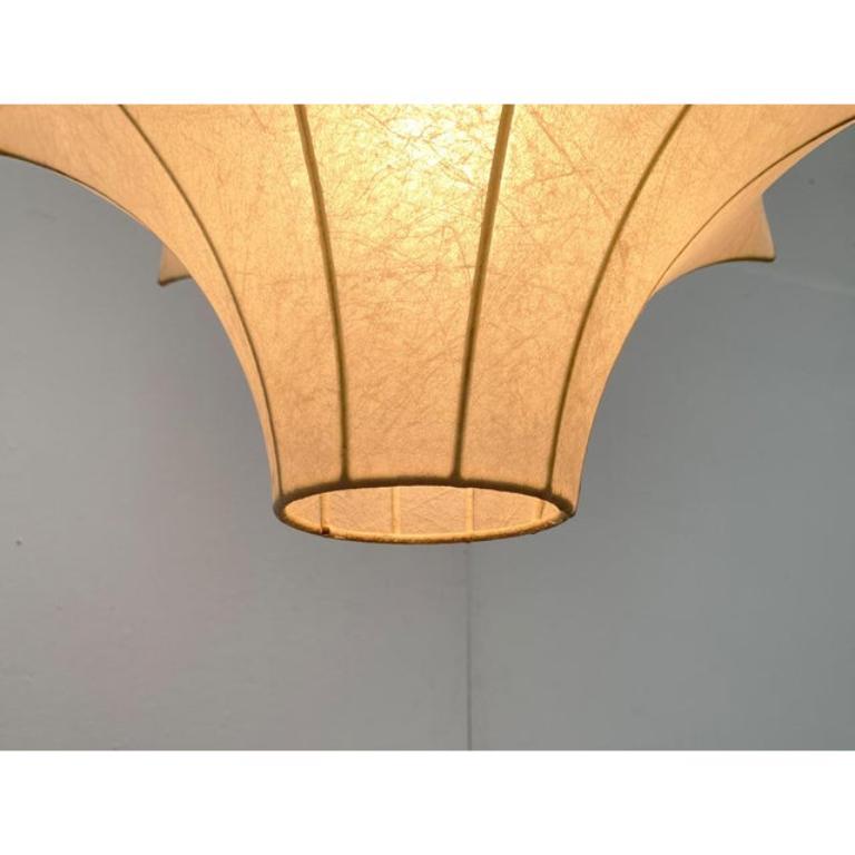 Metallo Lampada a sospensione Cocoon di Friedel Wauer per Goldkant, anni '60, Germania, metà secolo. in vendita