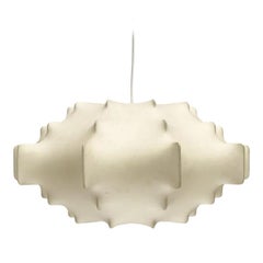 Mid-Century German Cocoon Pendant Lamp from Goldkant Leuchten, 1960s