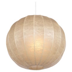 Mid-Century German Cocoon Pendant Lamp from Goldkant Leuchten, 1960s