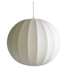 Mid-Century German Cocoon Pendant Lamp from Goldkant Leuchten