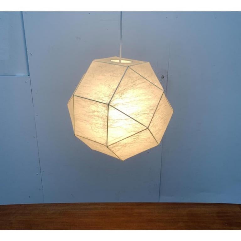 Lampada a sospensione Cocoon tedesca di metà secolo di Goldkant Leuchten, Wuppertal in vendita 3