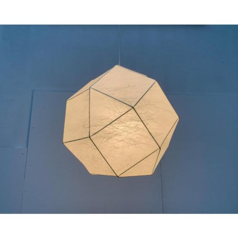 Metallo Lampada a sospensione Cocoon tedesca di metà secolo di Goldkant Leuchten, Wuppertal in vendita