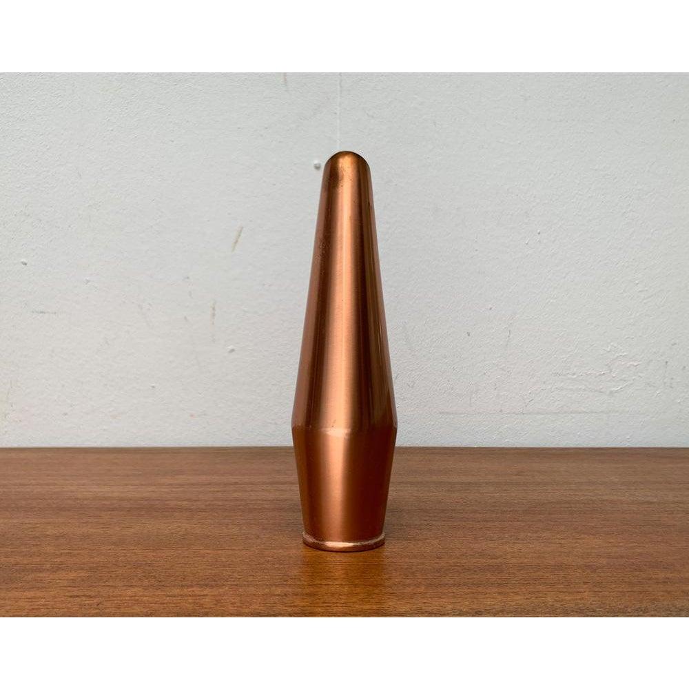 Mid-Century moderno Vaso a caraffa in Cooper e teak della Germania di metà secolo di Joda, anni '50 in vendita