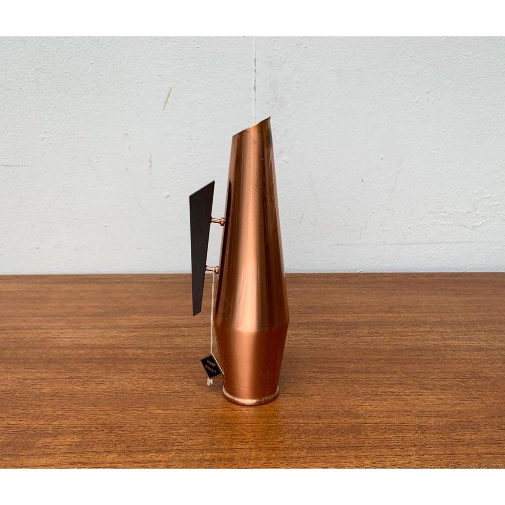 XX secolo Vaso a caraffa in Cooper e teak della Germania di metà secolo di Joda, anni '50 in vendita