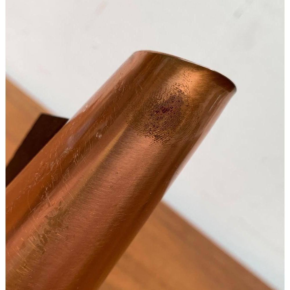 Vaso a caraffa in Cooper e teak della Germania di metà secolo di Joda, anni '50 in vendita 1