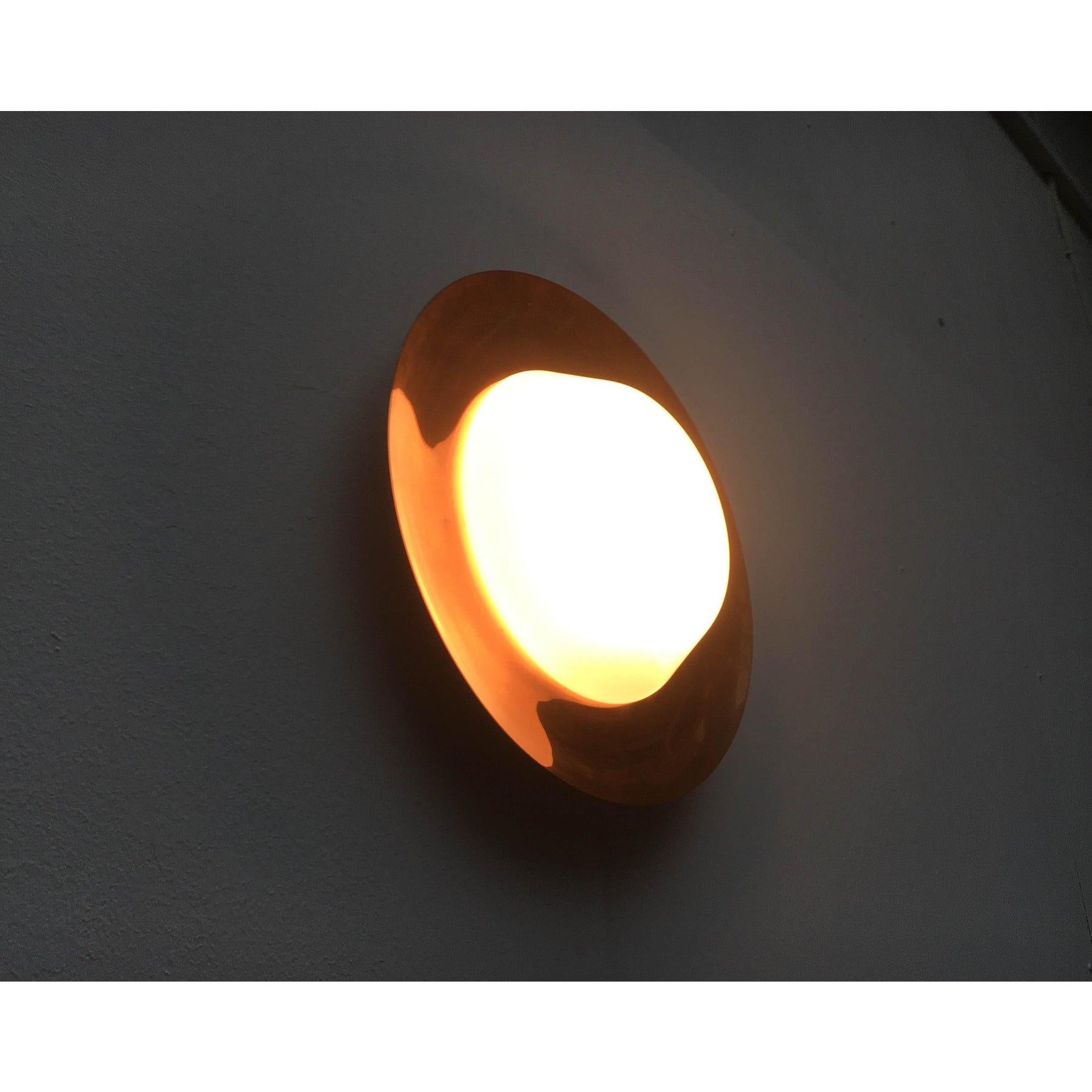 Lampada da soffitto in rame tedesca di metà secolo di BUR, Bünte & Remmler, anni '60 in vendita 4