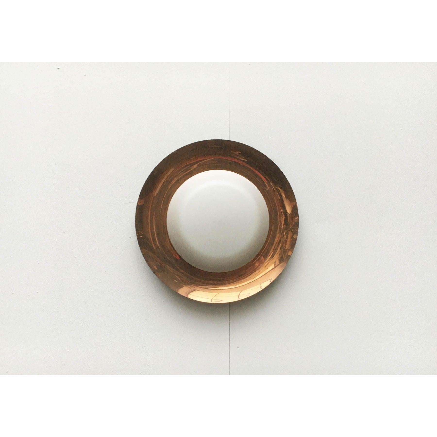 Mid-Century moderno Lampada da soffitto in rame tedesca di metà secolo di BUR, Bünte & Remmler, anni '60 in vendita
