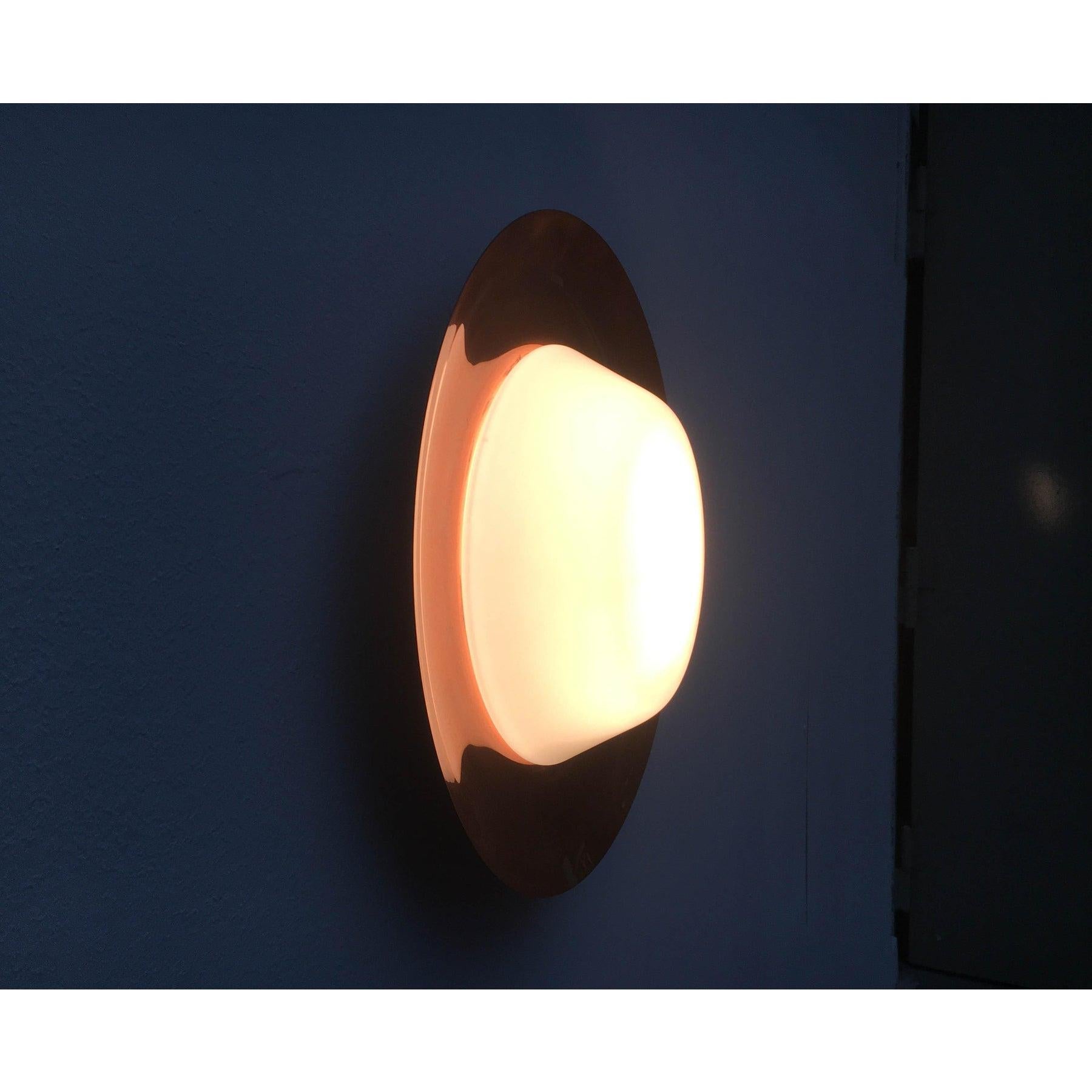 Tedesco Lampada da soffitto in rame tedesca di metà secolo di BUR, Bünte & Remmler, anni '60 in vendita