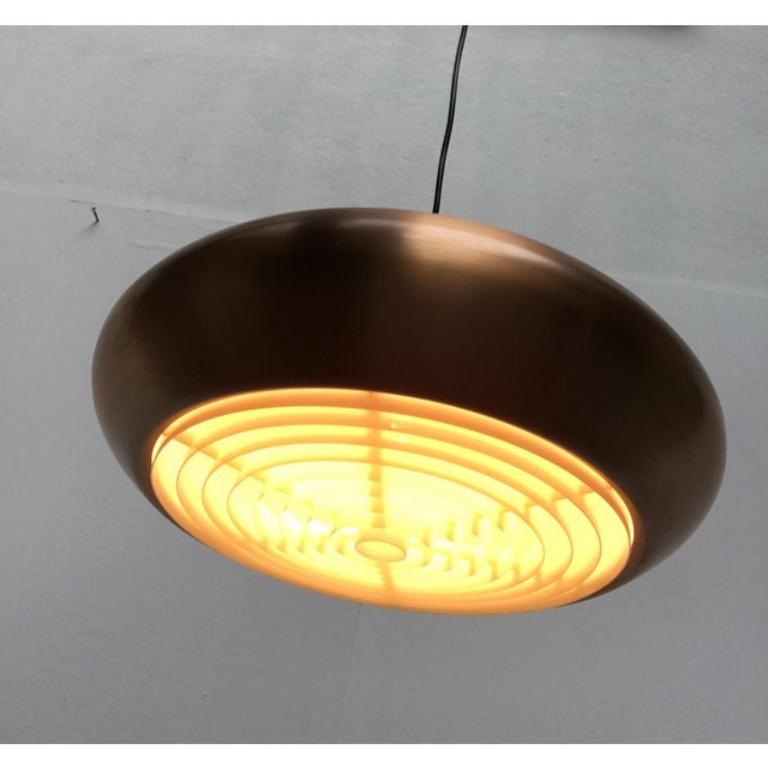 Mid-Century Modern Mid-Century German Copper Pendant Lamp from Goldkant Leuchten, 1960s For Sale