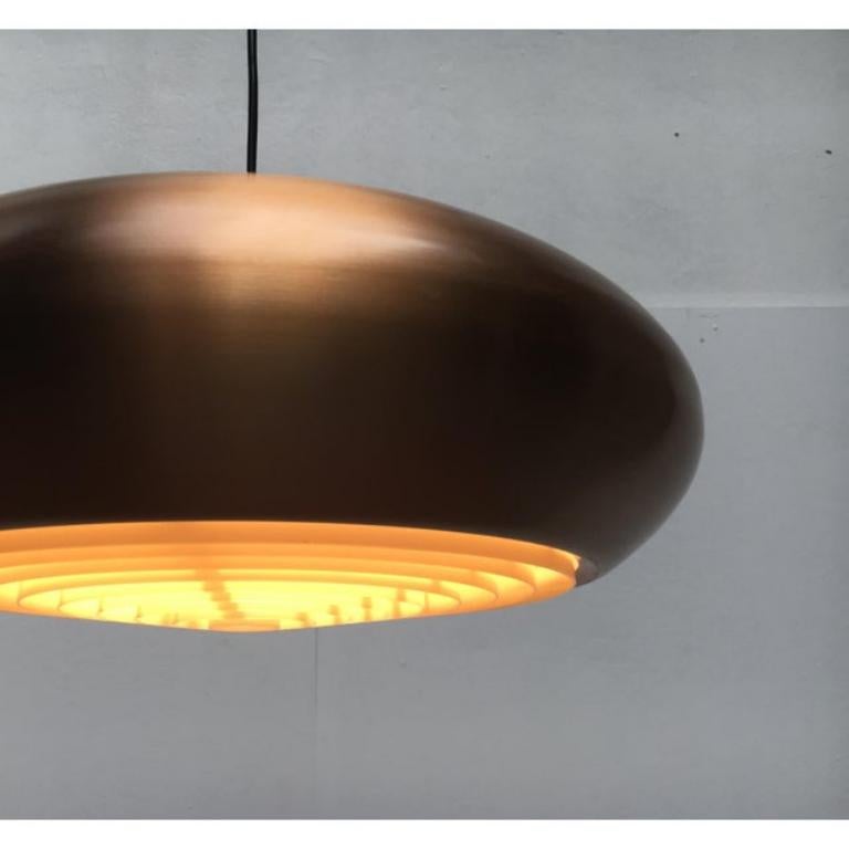 Mid-Century German Copper Pendant Lamp from Goldkant Leuchten, 1960s In Good Condition For Sale In Hamburg, DE