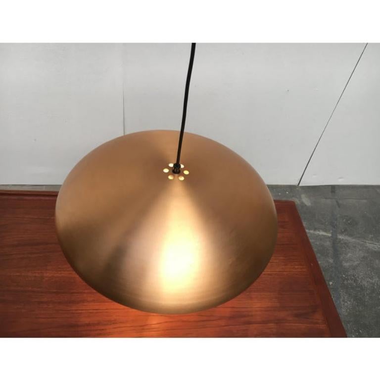 Mid-Century German Copper Pendant Lamp from Goldkant Leuchten, 1960s For Sale 1