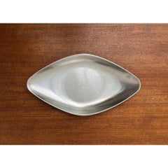 Mid-Century German Cromargan Plate from WMF, 1960s