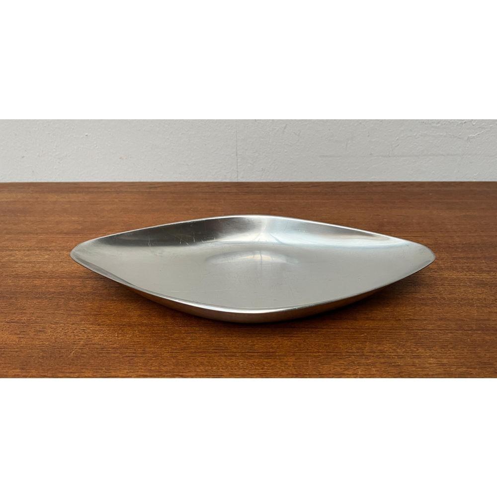 20th Century Mid-Century German Cromargan Plate from WMF, 1960s For Sale