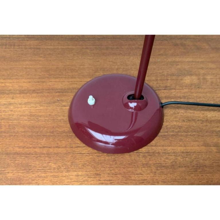 Lampada da tavolo 6556 di Christian Dell, 1960, metà secolo, Germania, rosso scuro in vendita 2