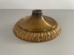 Mid-Century German Design Brass Single Flush Mount Lamp, 1960s, Germany