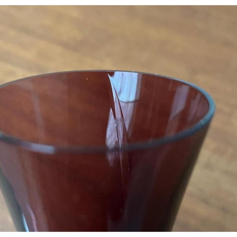 Vaso di vetro Diabolo tedesco di metà secolo, anni '60 in vendita 3