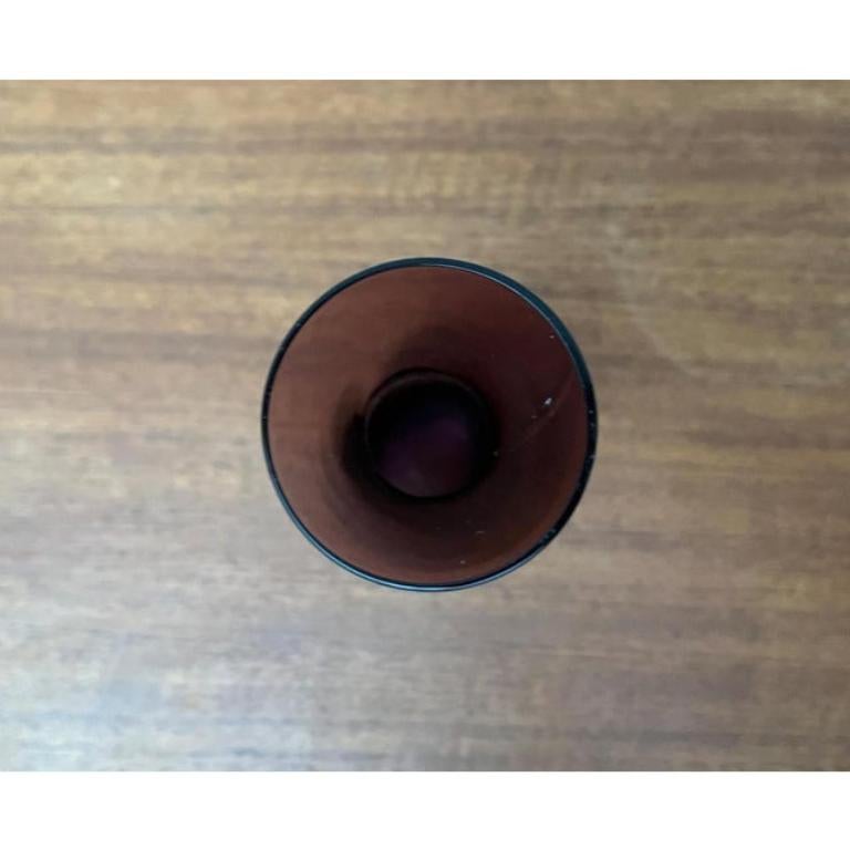Vaso di vetro Diabolo tedesco di metà secolo, anni '60 in vendita 2