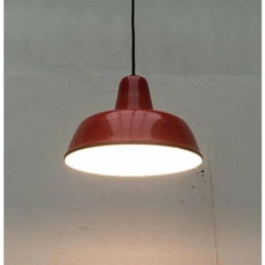 Mid-Century German Enamel Pendant Lamp from Kaiser Idell/Kaiser Leuchten, 1960s