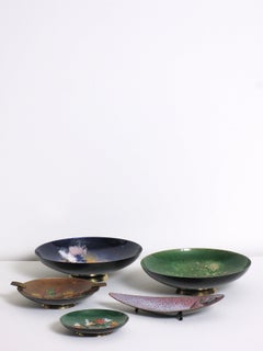 Mid Century German Enameled Dishes