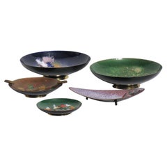 Mid Century German Enameled Dishes