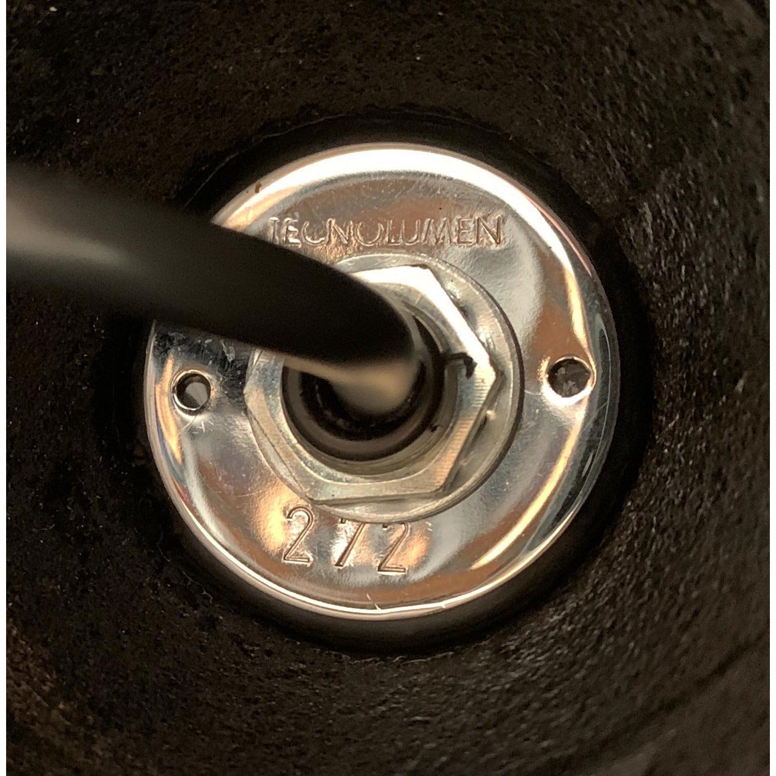 Mid-Century moderno Lampada da terra tedesca ES 57 di Egon Eiermann per Tecnolumen, 1950 in vendita