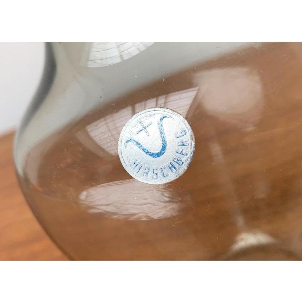 Jarrón de cristal Fischmaul alemán de mediados de siglo de Hirschberg, años 60 en venta 5