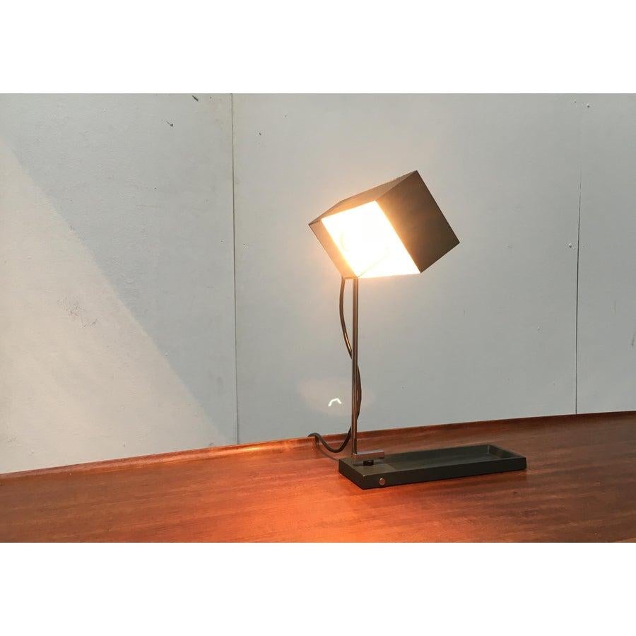Métal Lampe de table allemande du milieu du siècle en forme de flamant de BUR, Bünte & Remmler en vente