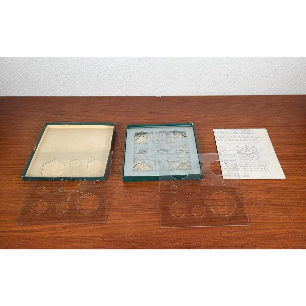Set di stencil tedesco Form A e Farbe, metà secolo, 1960 in vendita 3