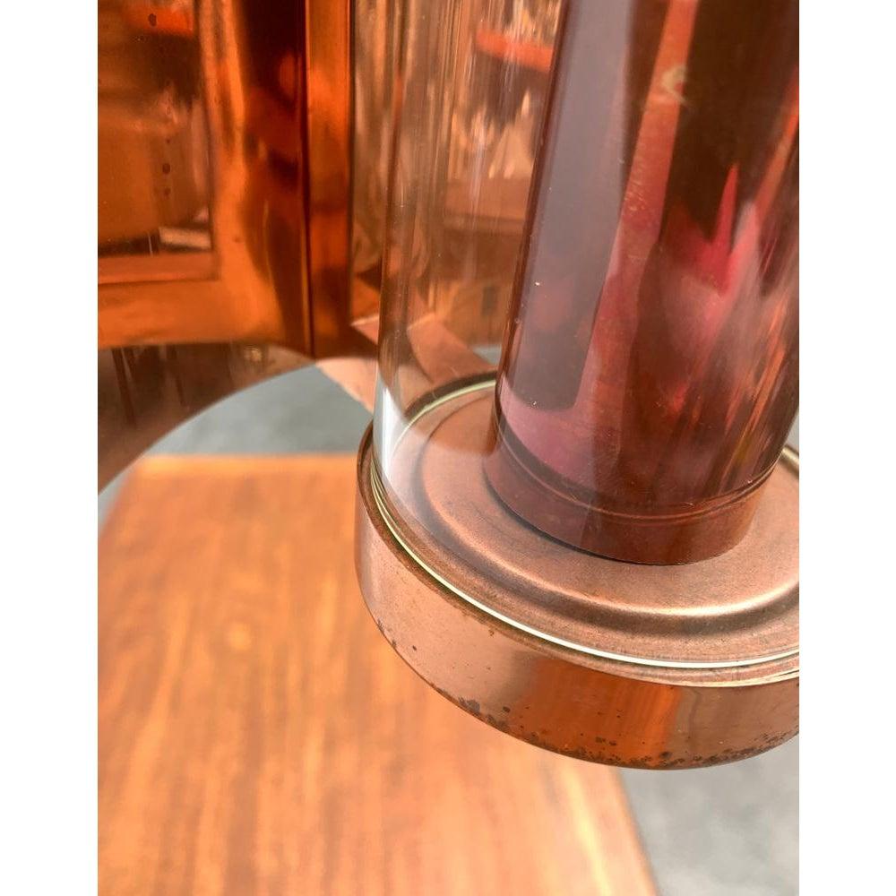 Deutsche Mid-Century-Pendelleuchte aus Glas und Kupfer von Cosack, 1960er Jahre im Angebot 3