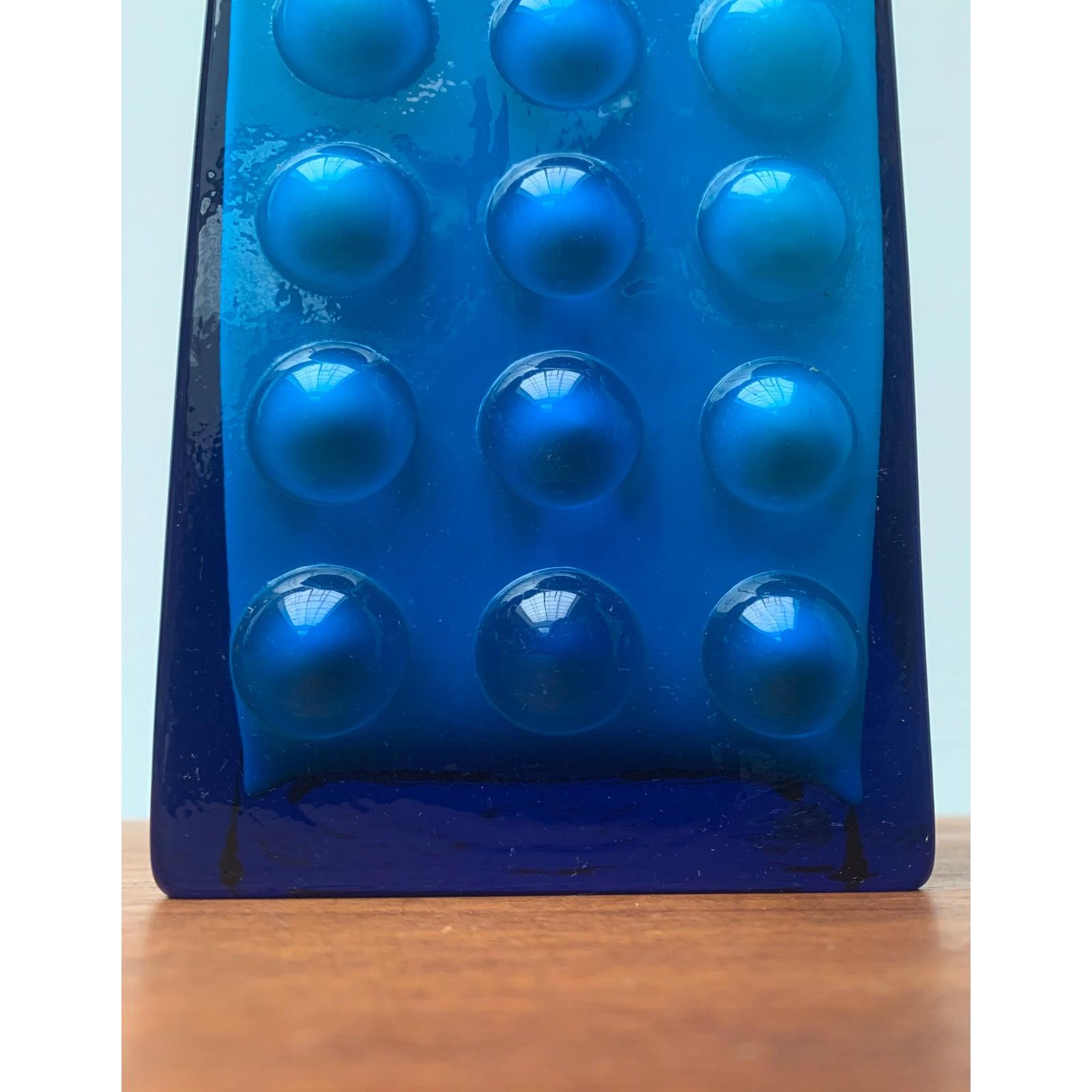Vaso a bolle di vetro tedesco di metà secolo di Karl Friedrich Glass, anni '70 in vendita 3