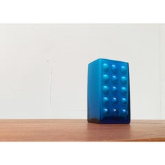 Mid-Century German Glass Block Bubble Vase from Karl Friedrich Glass, 1970s