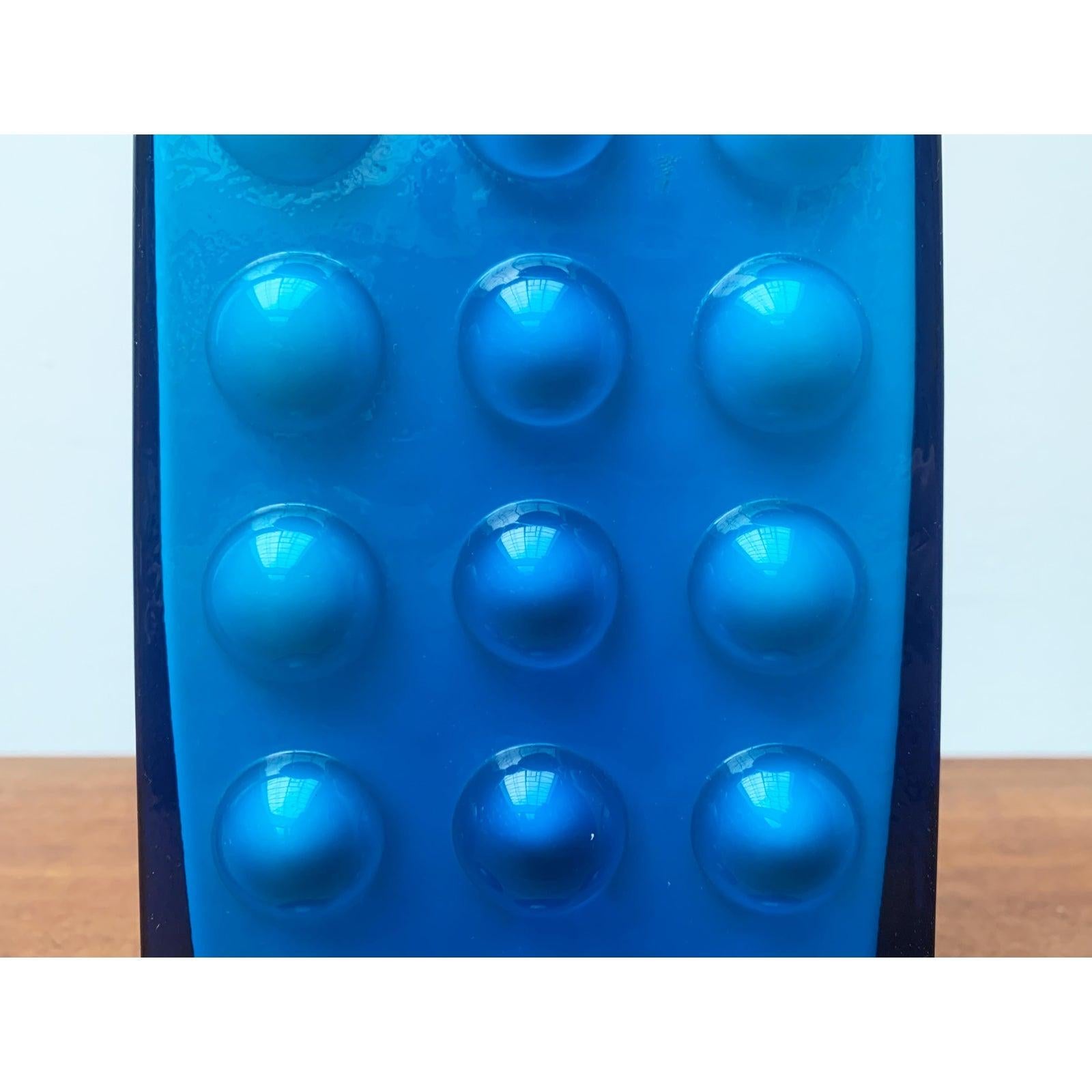 Postmoderno Vaso a bolle di vetro tedesco di metà secolo di Karl Friedrich Glass, anni '70 in vendita
