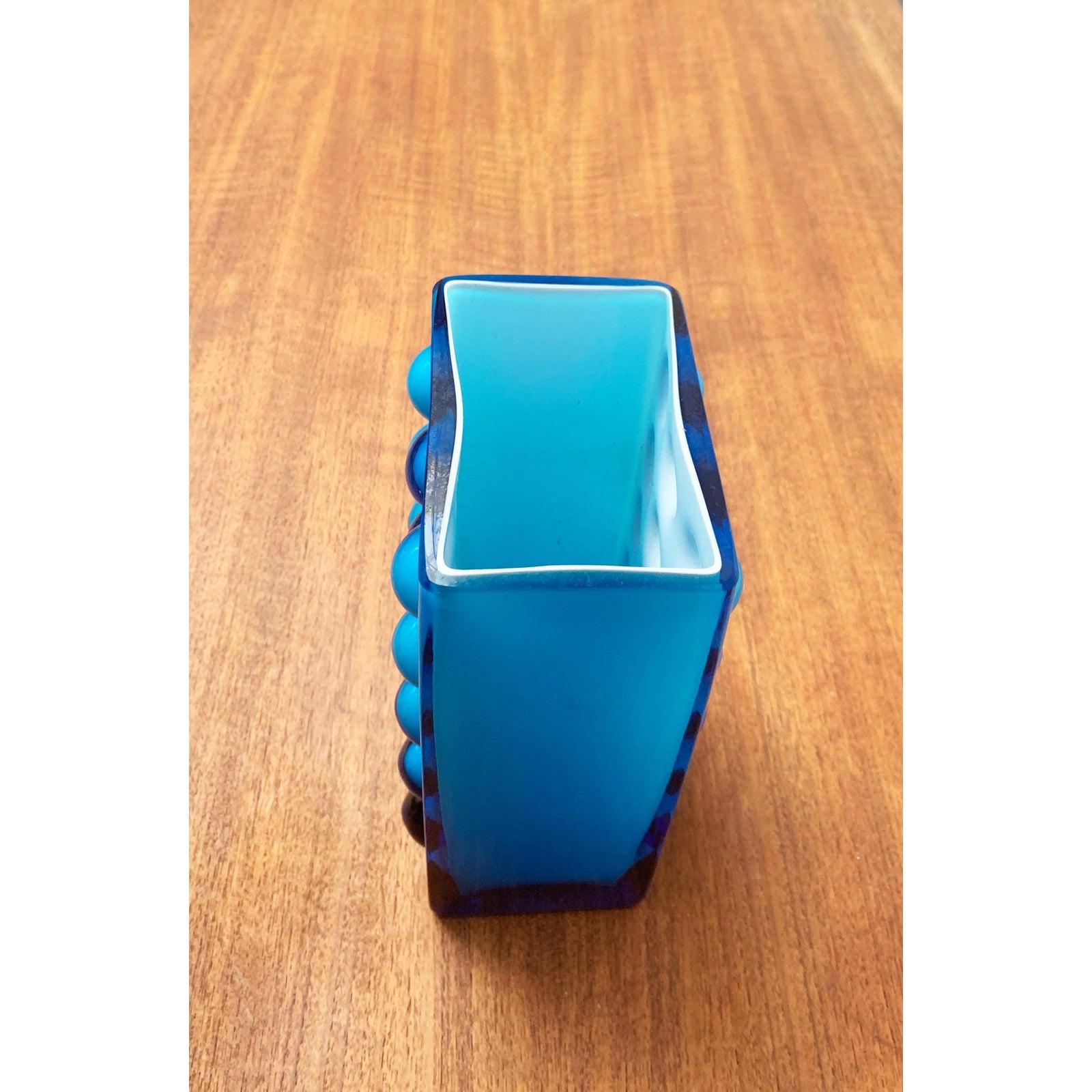 XX secolo Vaso a bolle di vetro tedesco di metà secolo di Karl Friedrich Glass, anni '70 in vendita