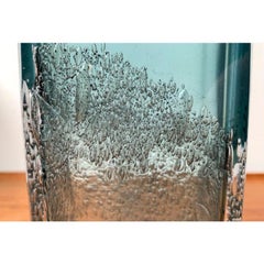 Mid-Century German Glass Block Vase, 1960s