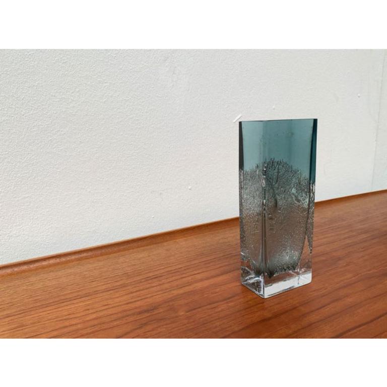 Mid-Century moderno Vaso a blocco di vetro tedesco di metà secolo, anni '60 in vendita