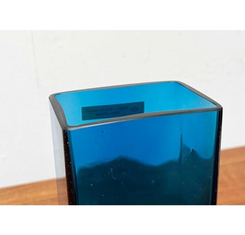 Vaso a blocco di vetro tedesco di metà secolo di Ingrid Glas, Germania, anni '60 in vendita 7