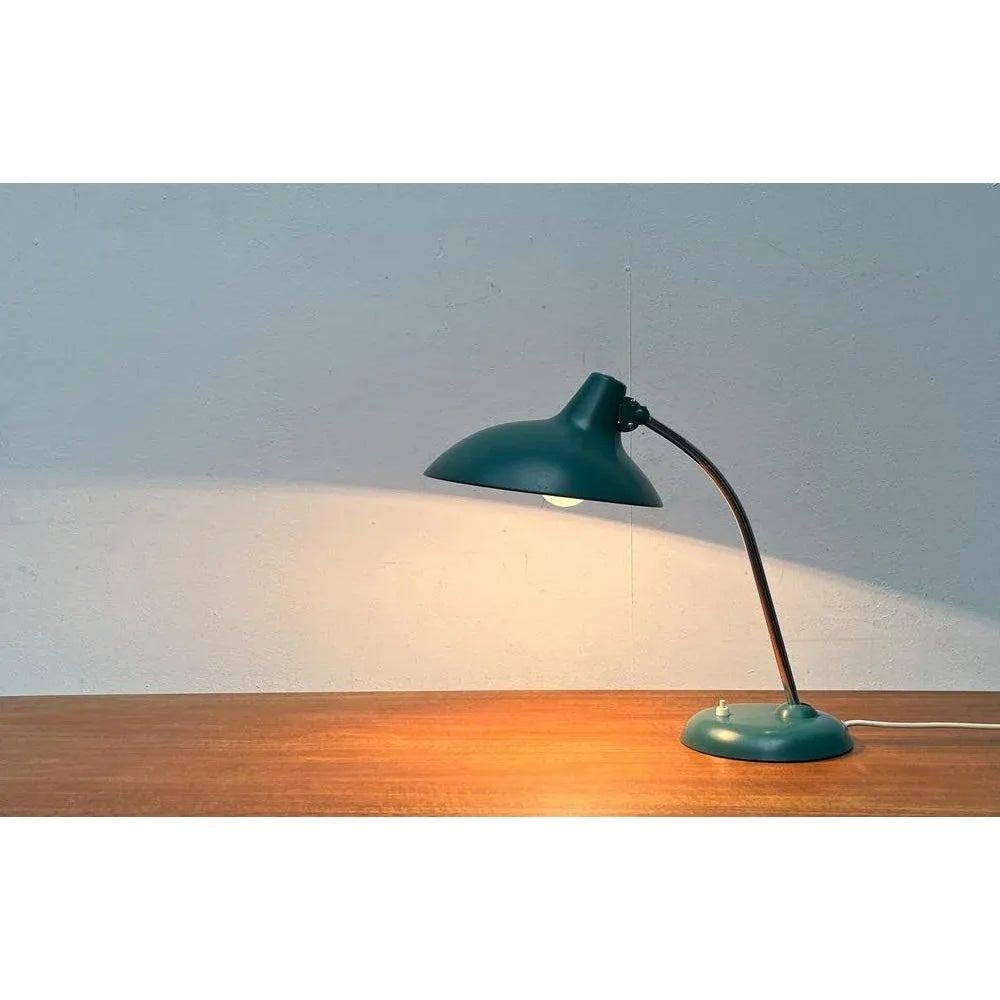 Métal Lampe de table vert allemande 6786 par Christian Dell, années 1960 en vente