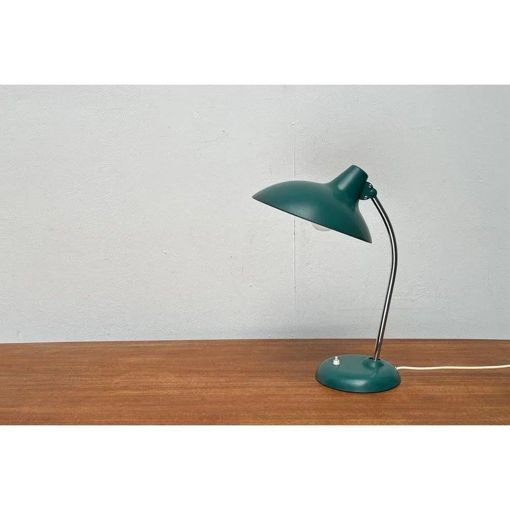 Lampe de table vert allemande 6786 par Christian Dell, années 1960 en vente 1