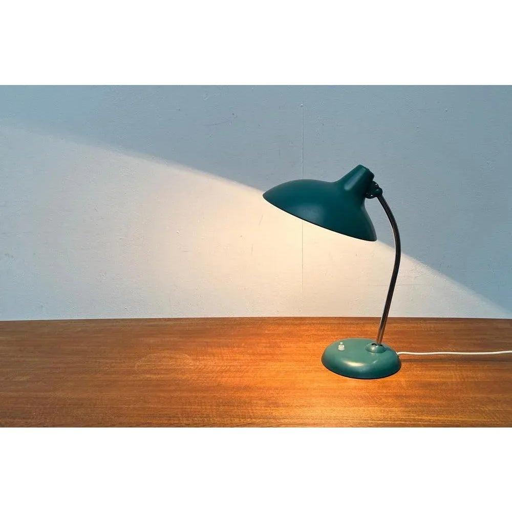 Lampe de table vert allemande 6786 par Christian Dell, années 1960 en vente 2